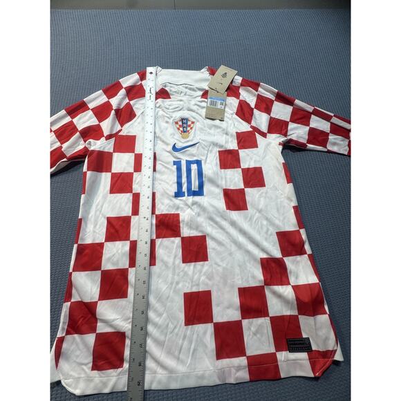Nike Croatia National Team Soccer Men's Jersey Sz L White And Red Brand New - Picture 8 of 10